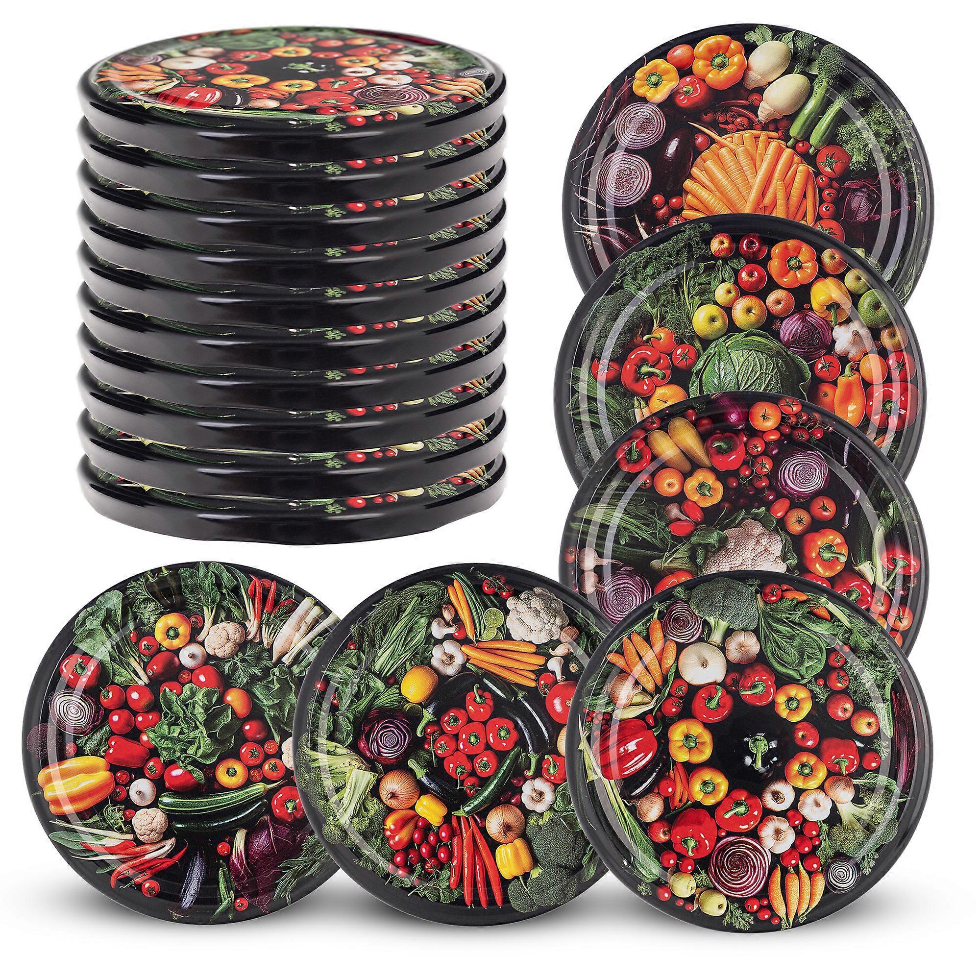 KADAX 10x Tapas de tarro fi 82 Tapas de tarros Tapas conservas