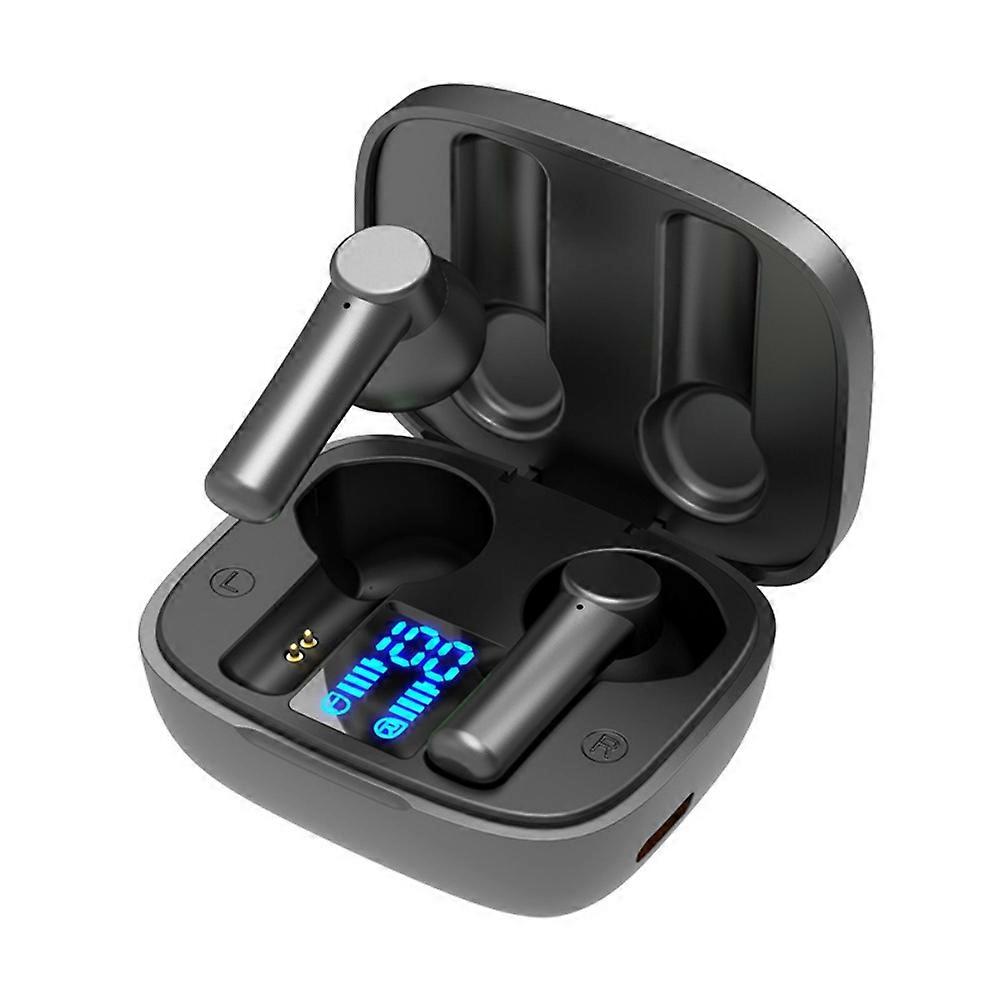 LB-8 Binaural Wireless In-Ear Digital Display Bluetooth Headphones