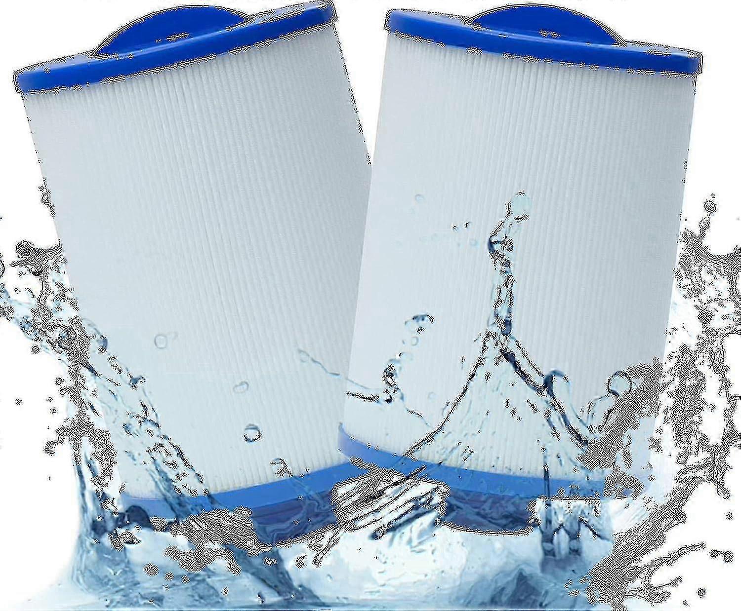 Set Of 2 Hot Tub Filter Cartridge, For Spa, Unicel 6ch-940, Pleatco Pww50p3, Waterway Front Access Skimmer And Filbur Fc-0359 -gt