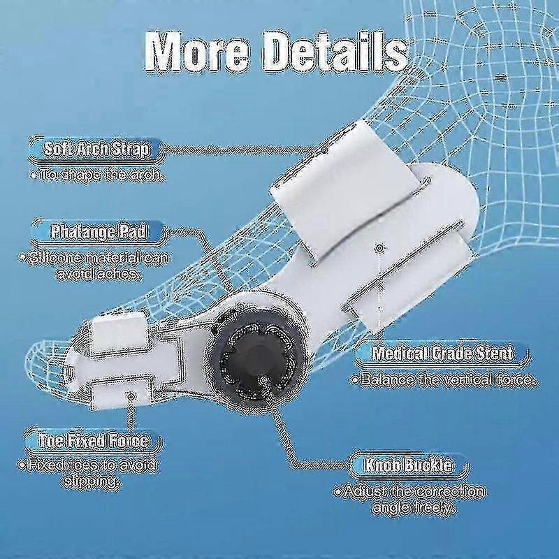 Bunion Splint מחליק בוהן גדול מתקן כפות רגליים שיכוך כאבים Hallux Valgus תיקון אורתופדי