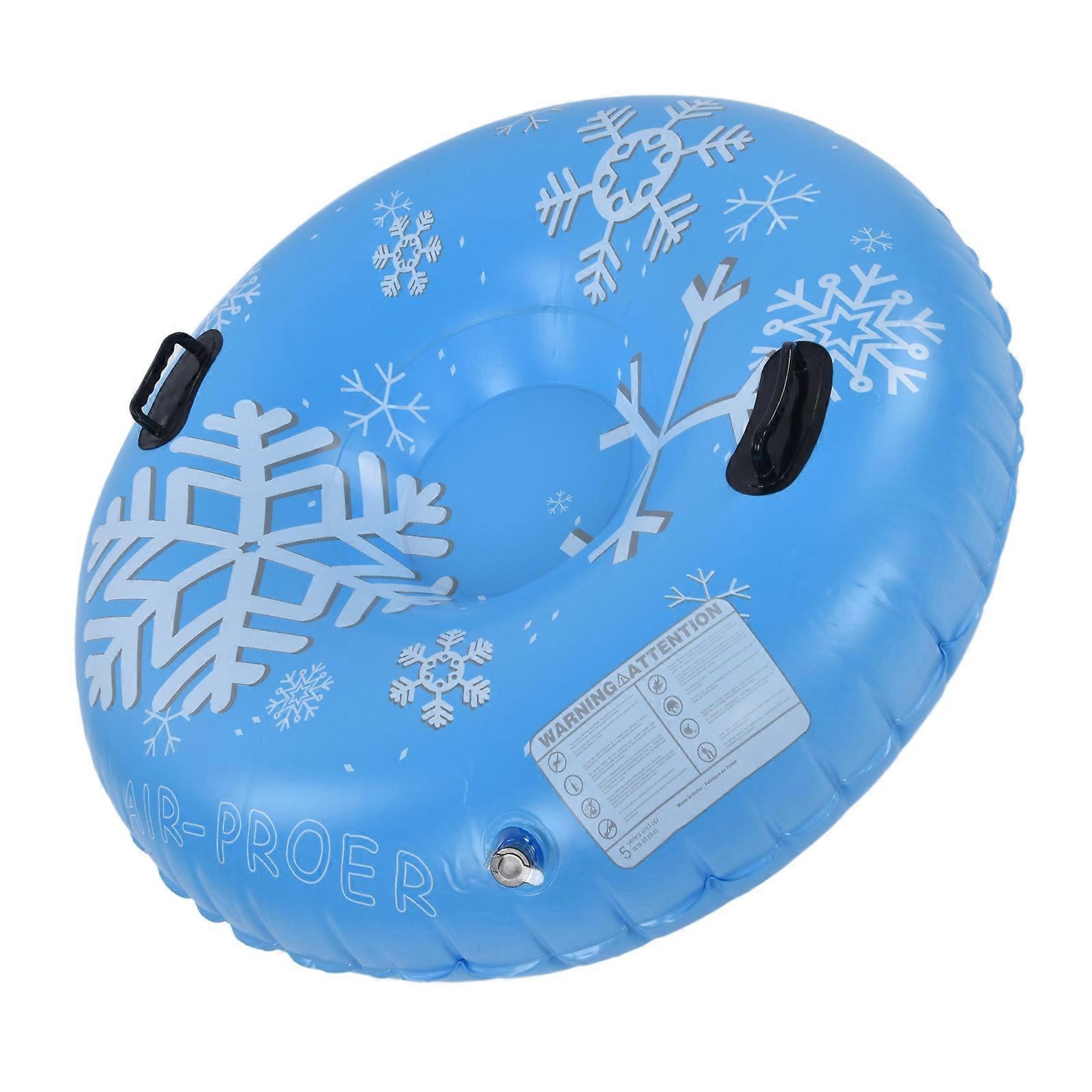 צינור שלג מתנפח PVC בצבע תכלת 118 ס"מ, משקל 180 ק"ג למבוגרים