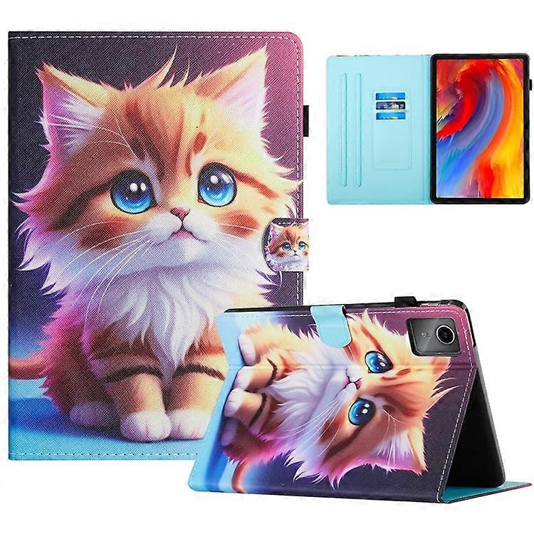 Compatible For Lenovo Tab M11 / Xiaoxin Pad 11 2024 Case Pattern Printing PU Leather Stand Tablet Cover