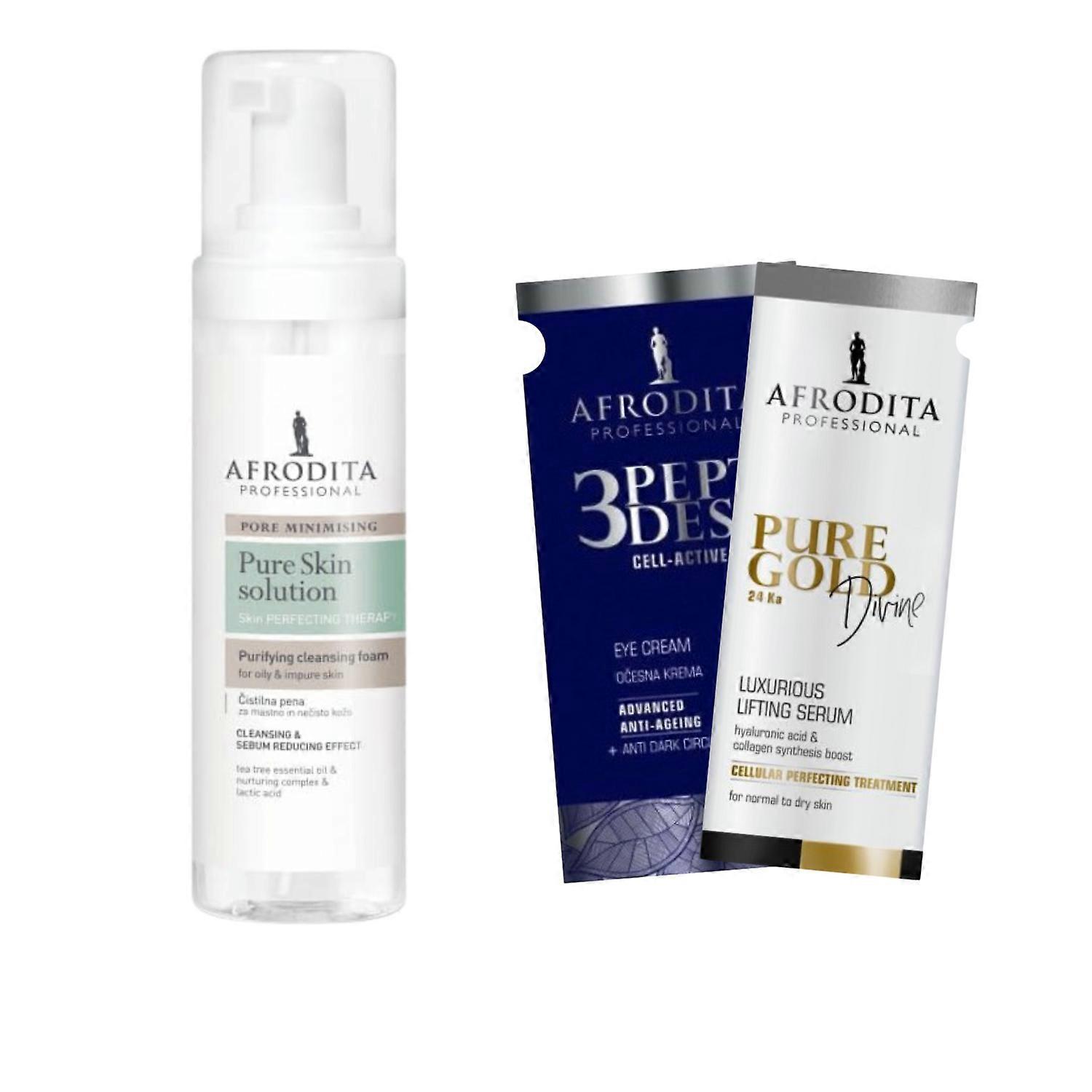 Afrodita Pure Skin Solution Cleansing Foam + 2 Samples