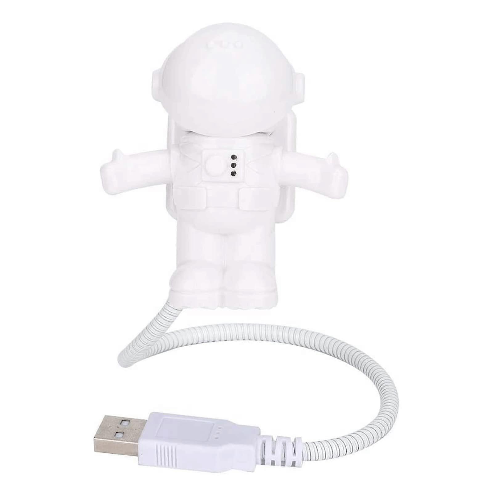 Lámpara Astronaut Shape USB Lamp Mini USB Led Night Light Computer Laptop Notebook Lamp 7CM/2.8IN Lighting