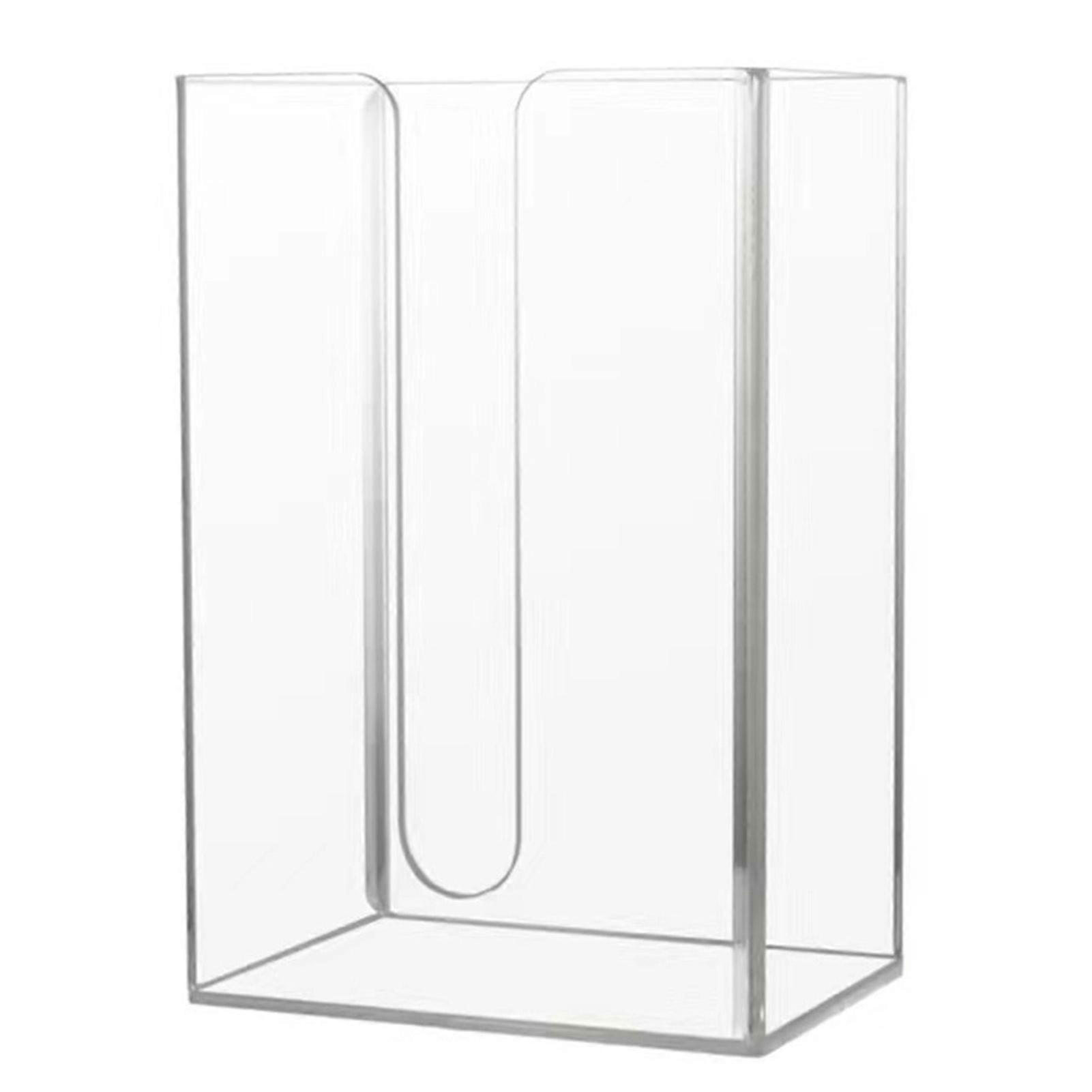 Wall Mount Clear Tissue Box Clear Simple Durable Tissue Boxes for Night Stands Office Desk