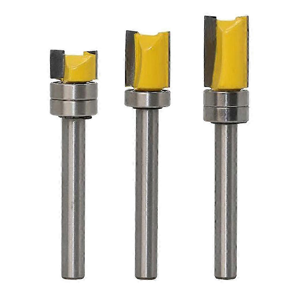 Flush Trim Router Bit with Bearing for Mortise Template, DIY Woodworking Tools
