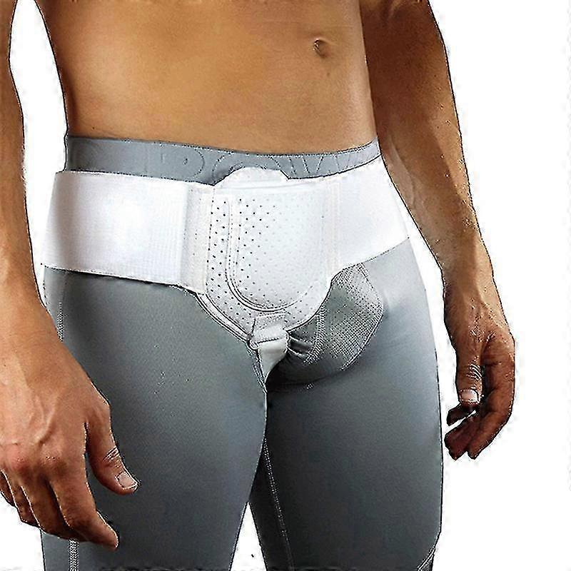 Inguinal Hernia Support Belt for Men with Adjustable Strap