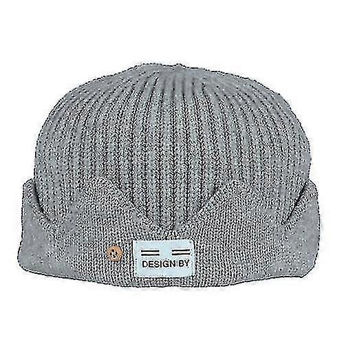 Unisex Otoño E Invierno College Wind Crown Knit Hat