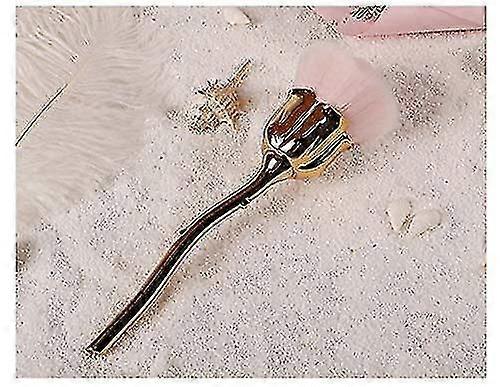 Rose Makeup Brush White + Brown White*brown 19 Cm