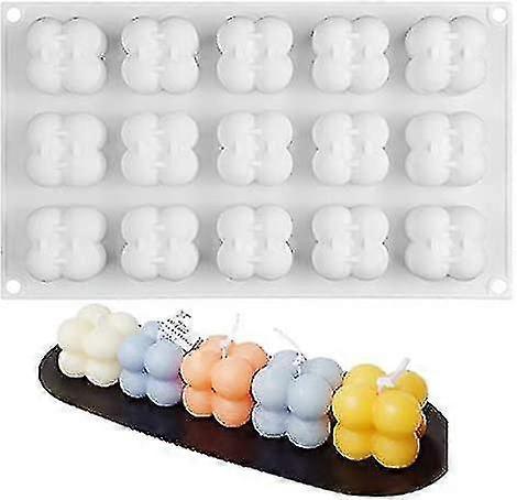 3D Mini Magic Bubble Cube Resin Candle Silicone Mold for DIY Crafting