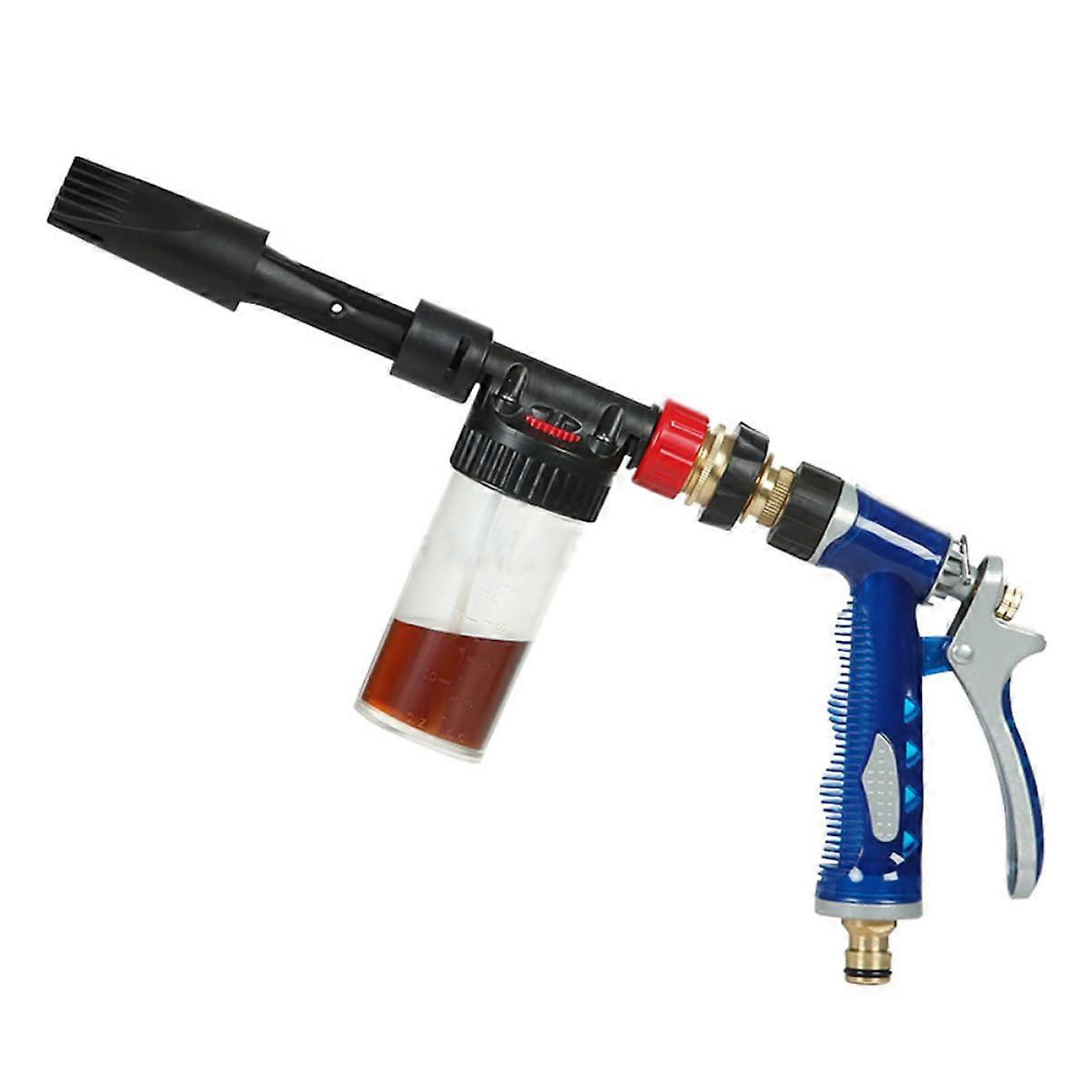 6X Ratio Dial Car Wash Sprayer Garden Hose Attachment Multifunctional for Vehicle Cleaning