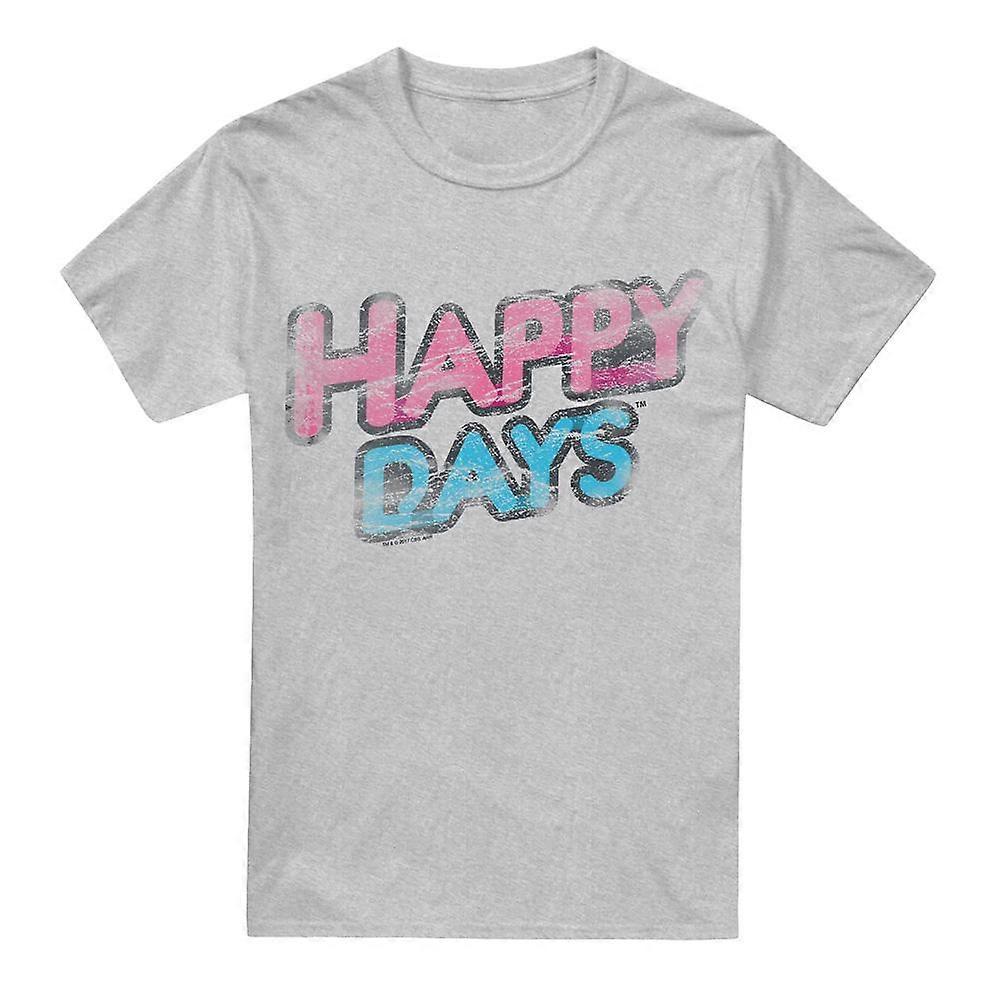 Happy Days férfi Distressed póló