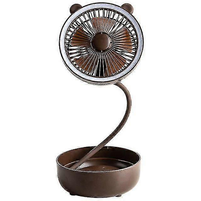 Folding storage led light portable usb fan desktop dormitory wall light with non-slip soft feet high quality brand new