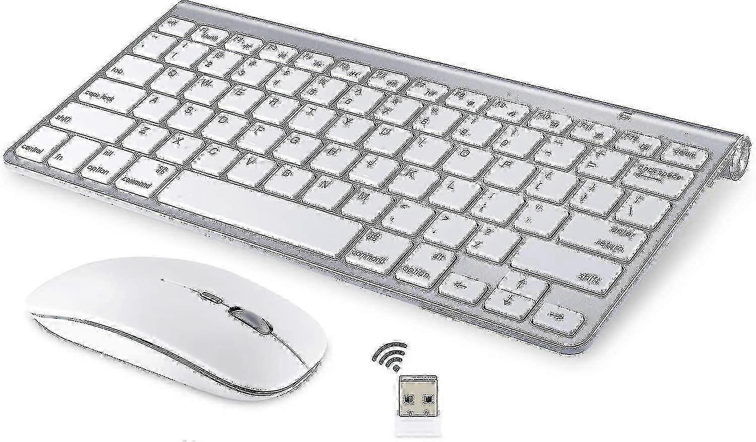 Tastiera e mouse wireless per Apple Imac Windows o Android (2.4g wireless)
