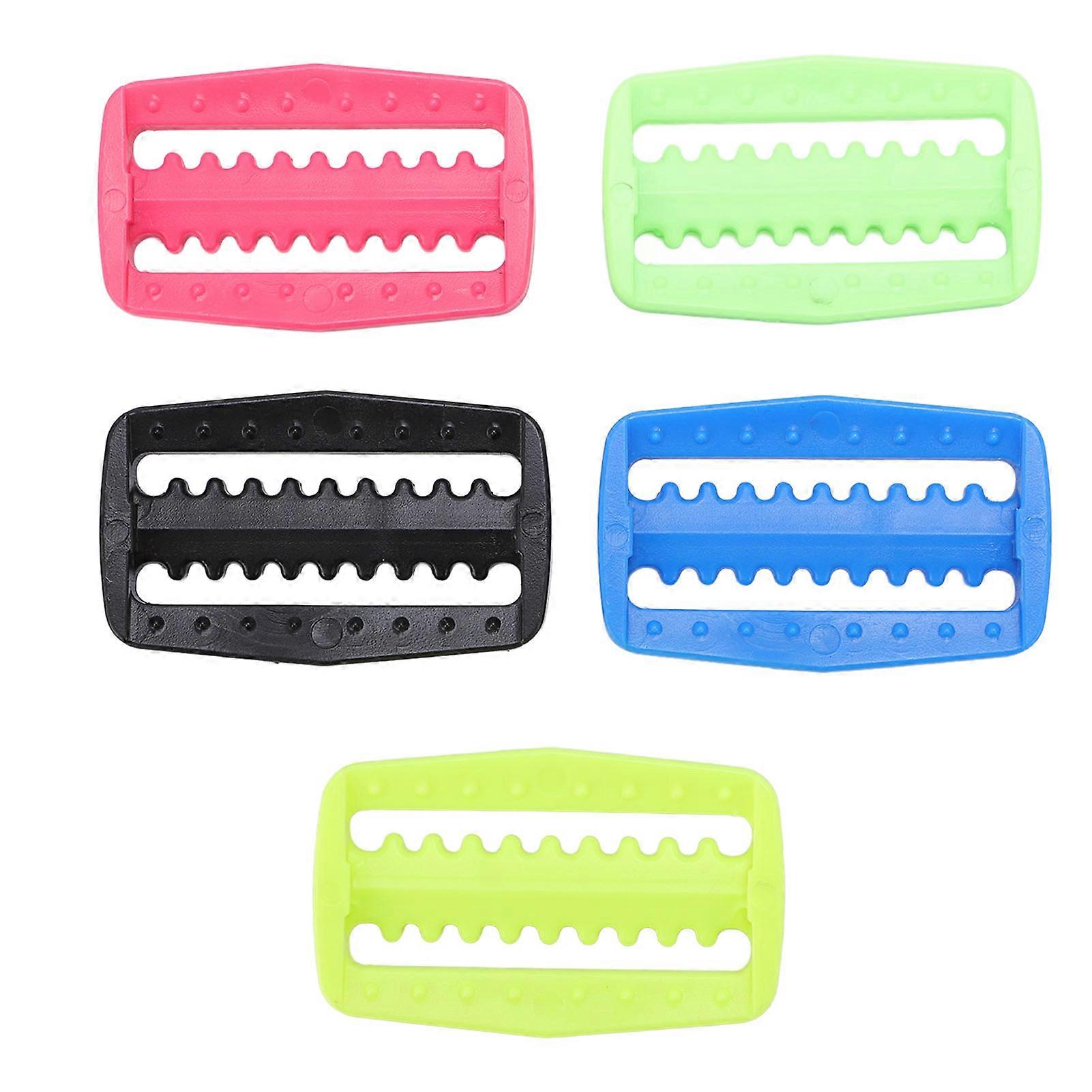 5PCS Scuba Weight Belt Keeper Non Slip 60mm PP Diving Webbing Belt Slide Stopper