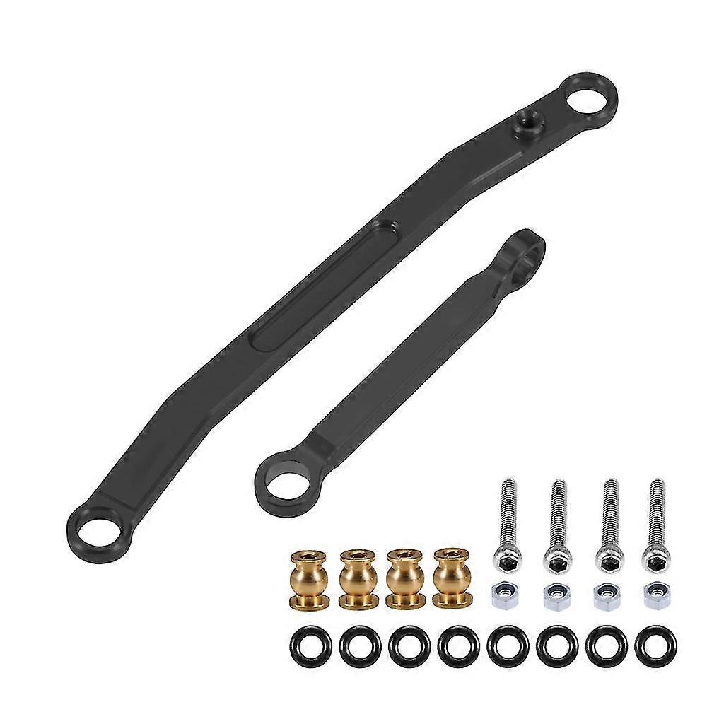 For Axial Scx24 90081 1/24 Rc Crawler Car Metal Steering Rod Tie Links Linkage Pull Rod Upgrade Par