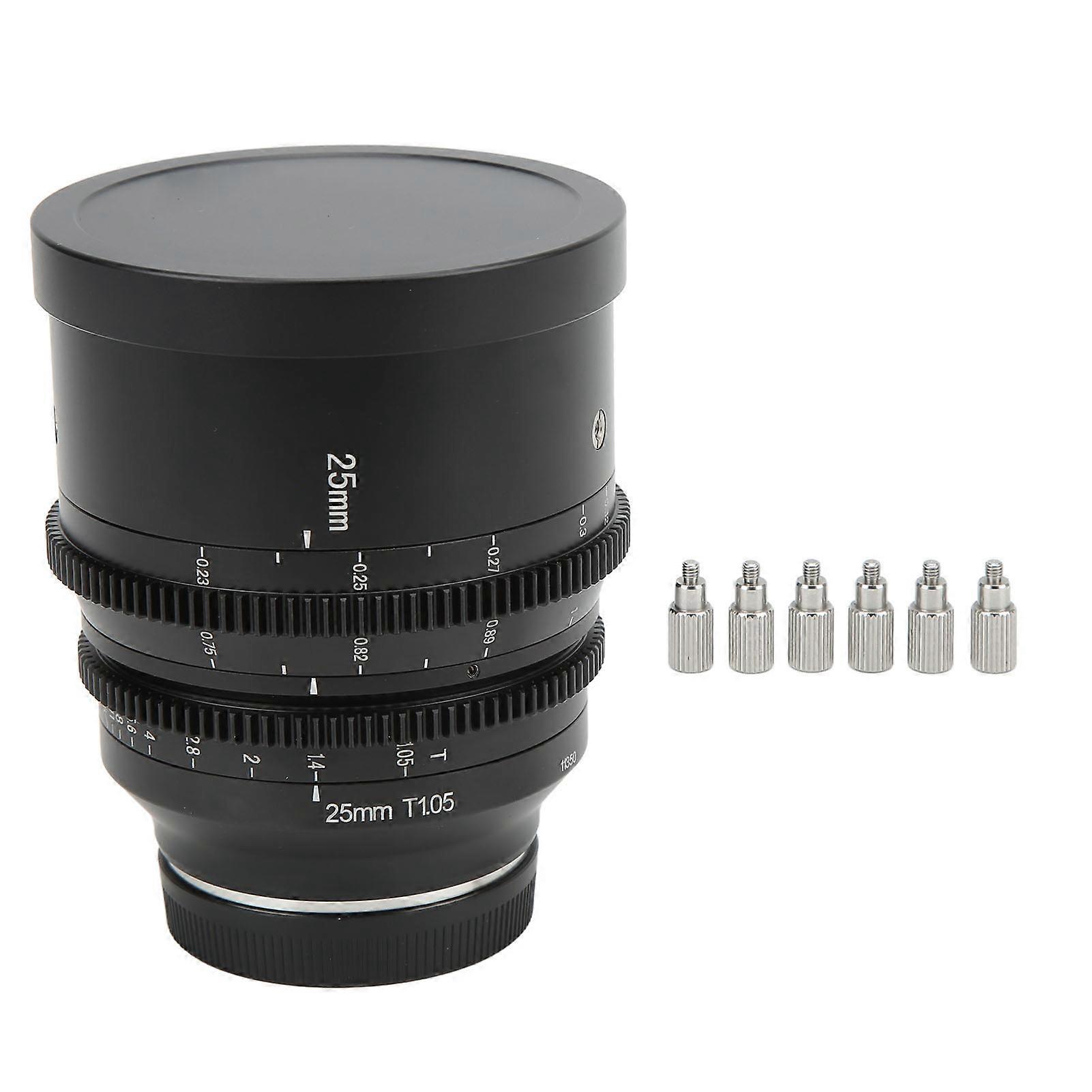 25mm T1.05 メタルシネマレンズ ソニー E - 驚異的なボケ味と低照度性能