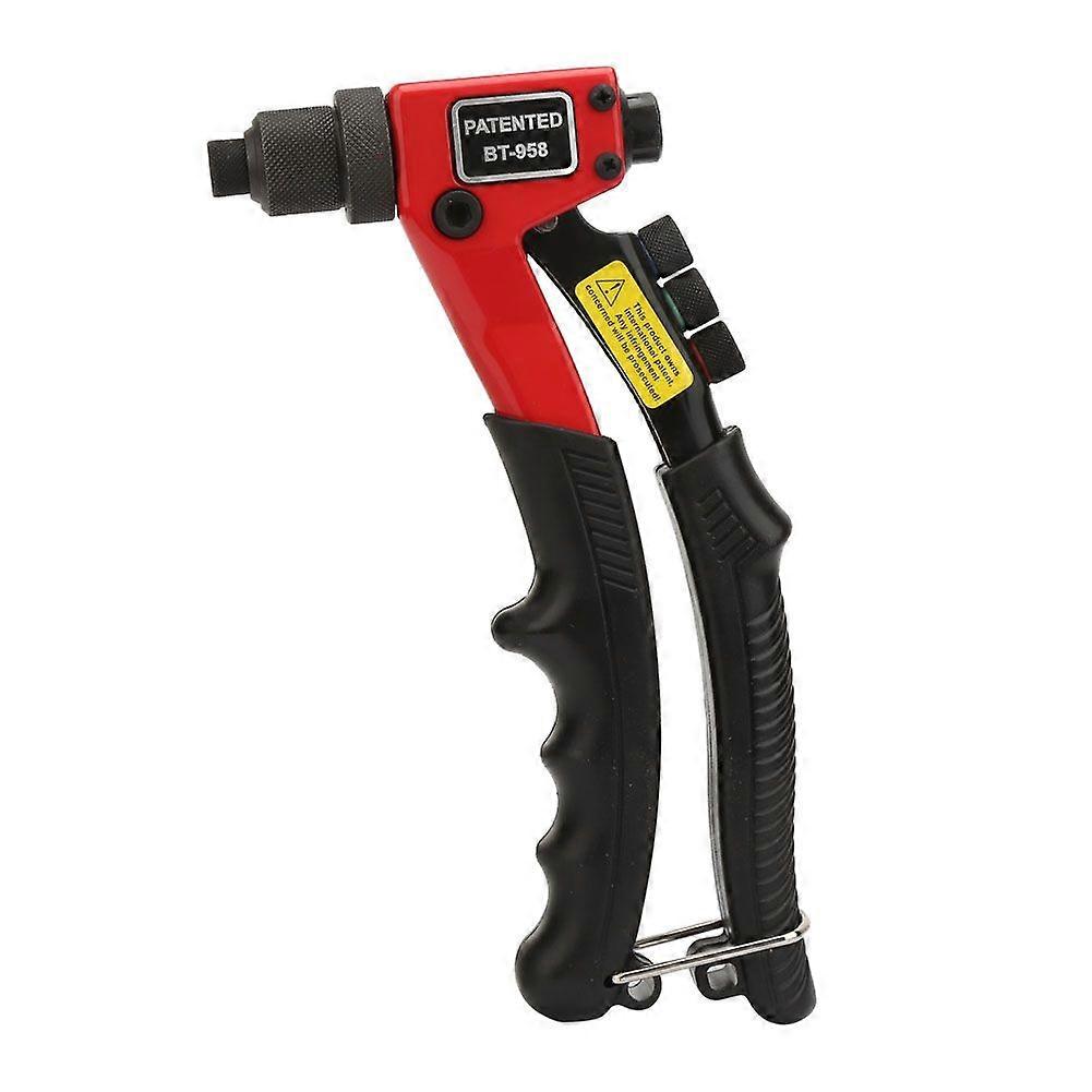 8in Manual Single Hand Compact Riveting Riveter Pop Blind Rivet Gun 2.4-4.8mm