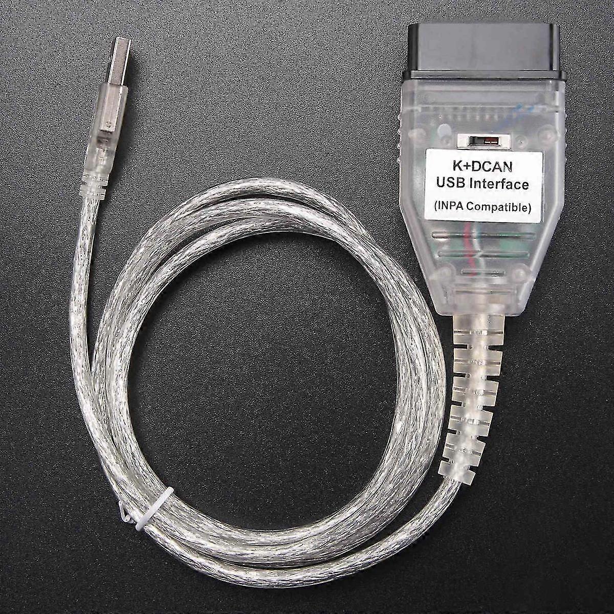 Cablu instrument de diagnosticare auto K + Dcan USB Obd2 Interfață Ft232Rq Chip pentru E60 E83