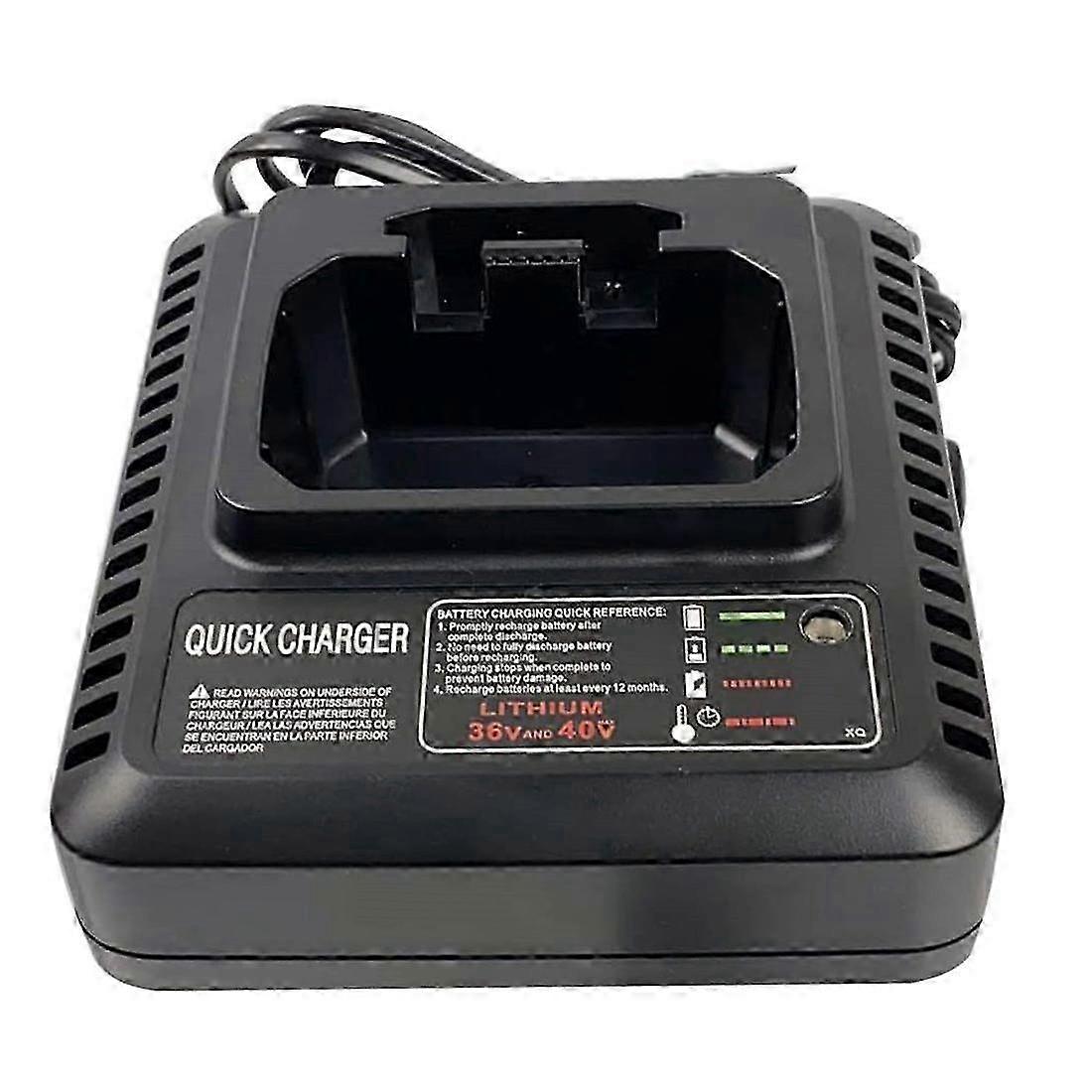 LCS36 LCS40 Battery Charger Compatible with Black and Decke 36V 40V Max Lithium- Battery LBXR36 LBX3