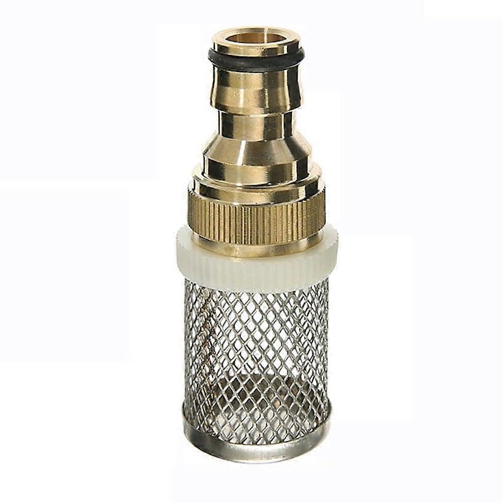 Car Wash Pro Filter Kit 16mm Brass Inline Strainer Stainless Steel Net for Pressure Washers and Drip Systems 1'