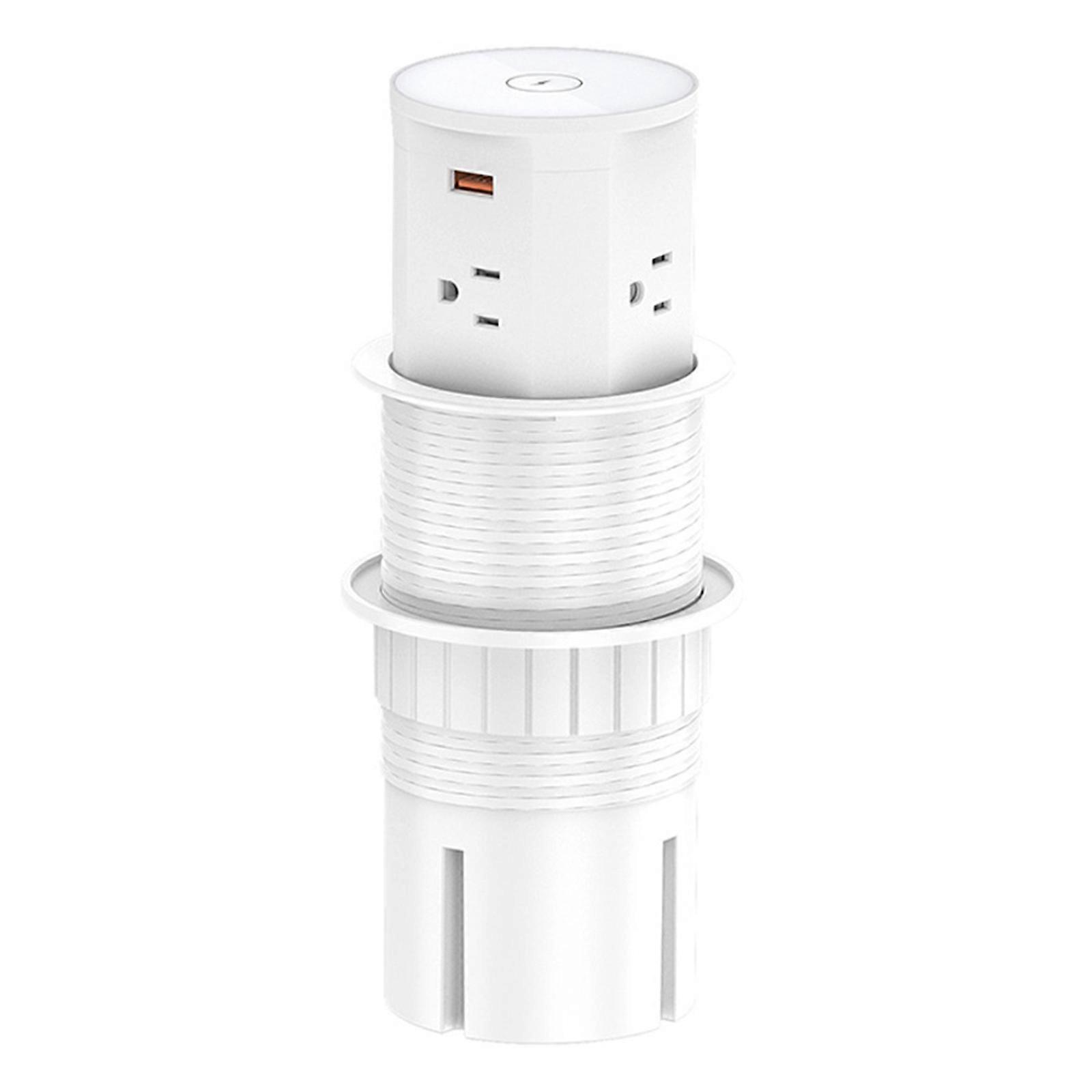 Lifting Socket Universals Power Outlet Cordless Desk USB Charging Countertops Concealed Tabletops Retractable Outlet