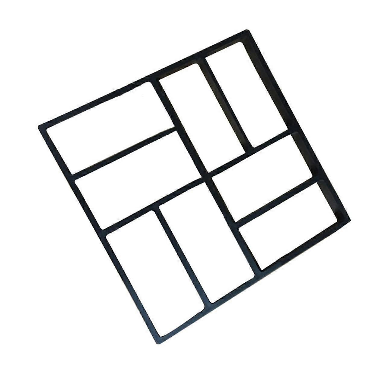 Square Eight Grid Concrete Walkway Moulds for Garden Pavement Decoration