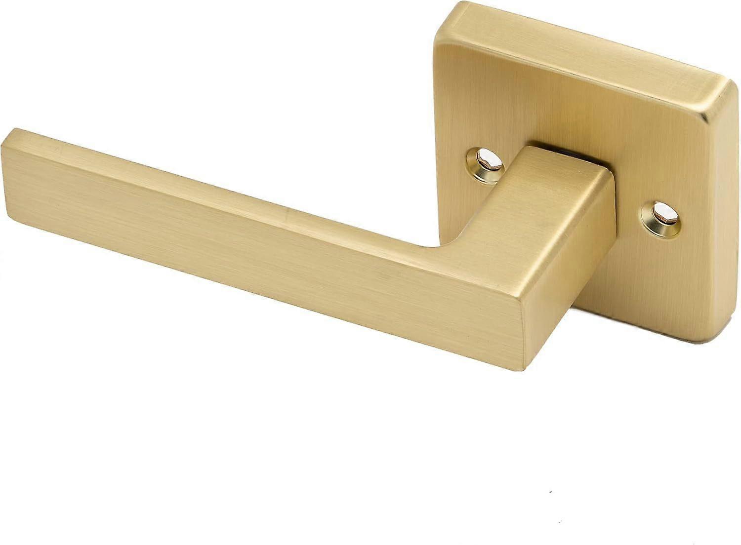 2025 dernier modèle poignées porte carrée factice, tache laiton 2 paquet factice poignée