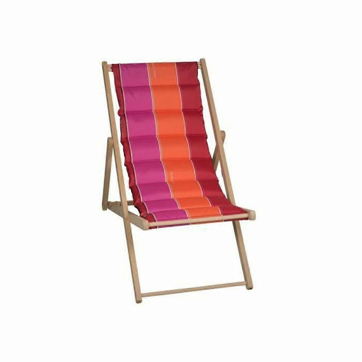 日光躺椅 Jardin Prive 红色条纹 106 x 55 x 95 厘米