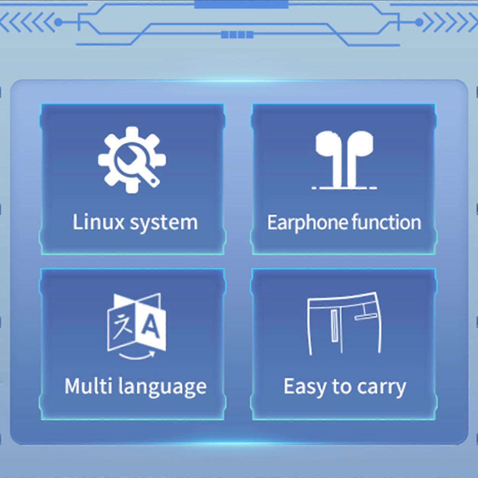 XU10 Handheld Game Console with Built-in Games IPS Screen 3.5-Inch Open Source Gaming Device