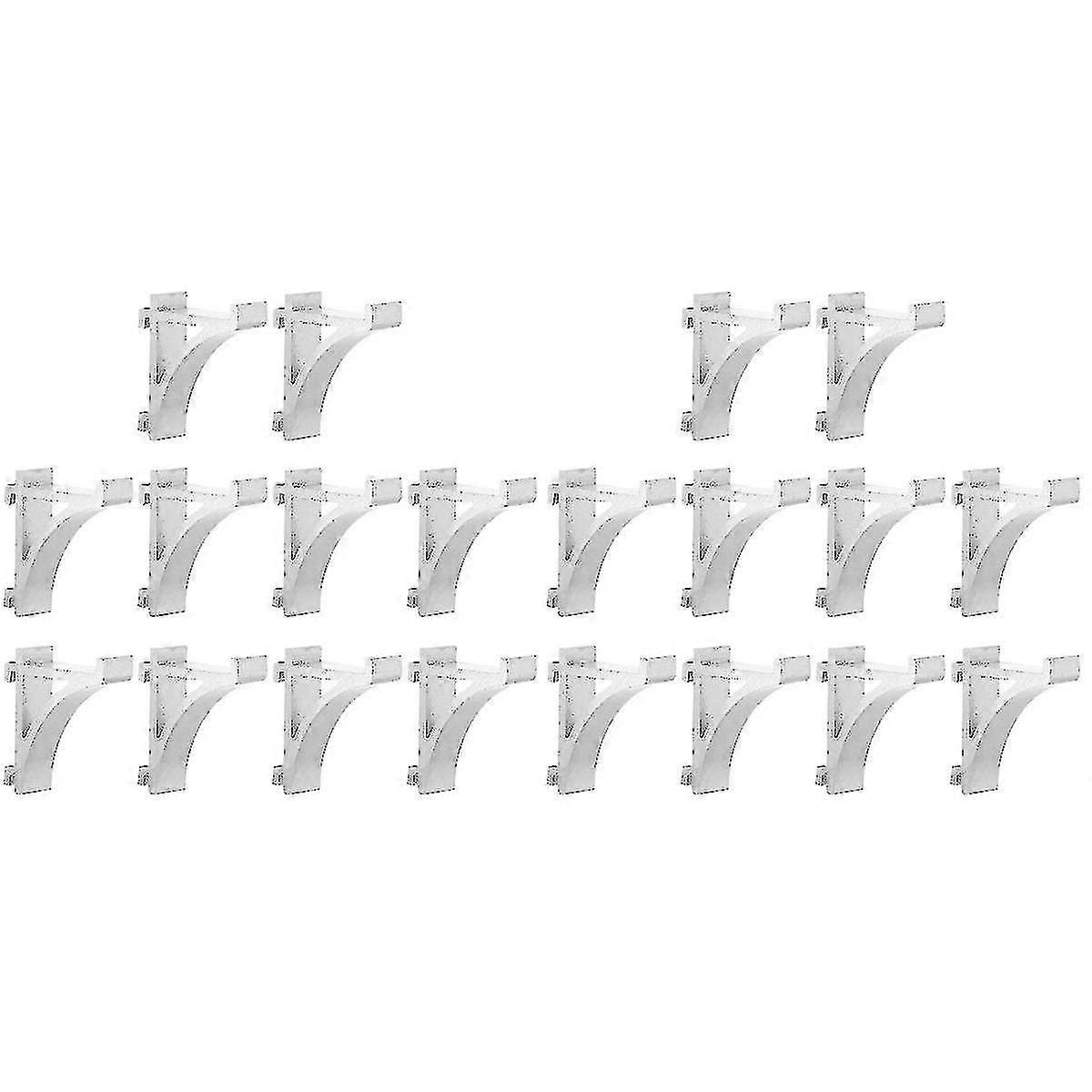 20 Pcs Freezer Shelf Clips Refrigerator Support Hooks Cooler Shelf Brace