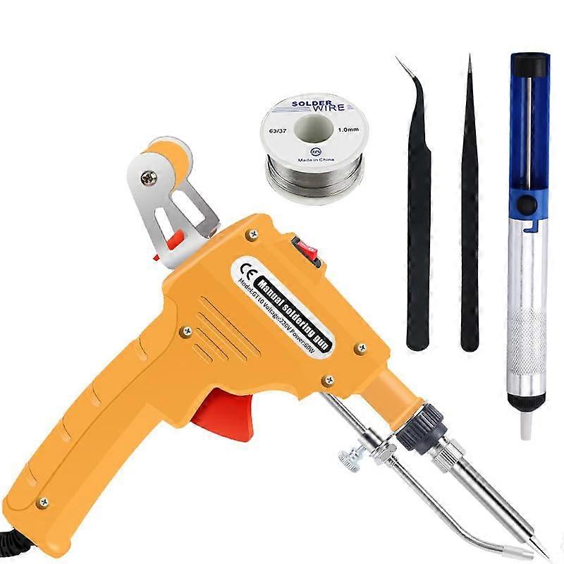60 W Soldering Iron Set, Automatic Electronic Soldering Gun Kit with Desoldering Pump