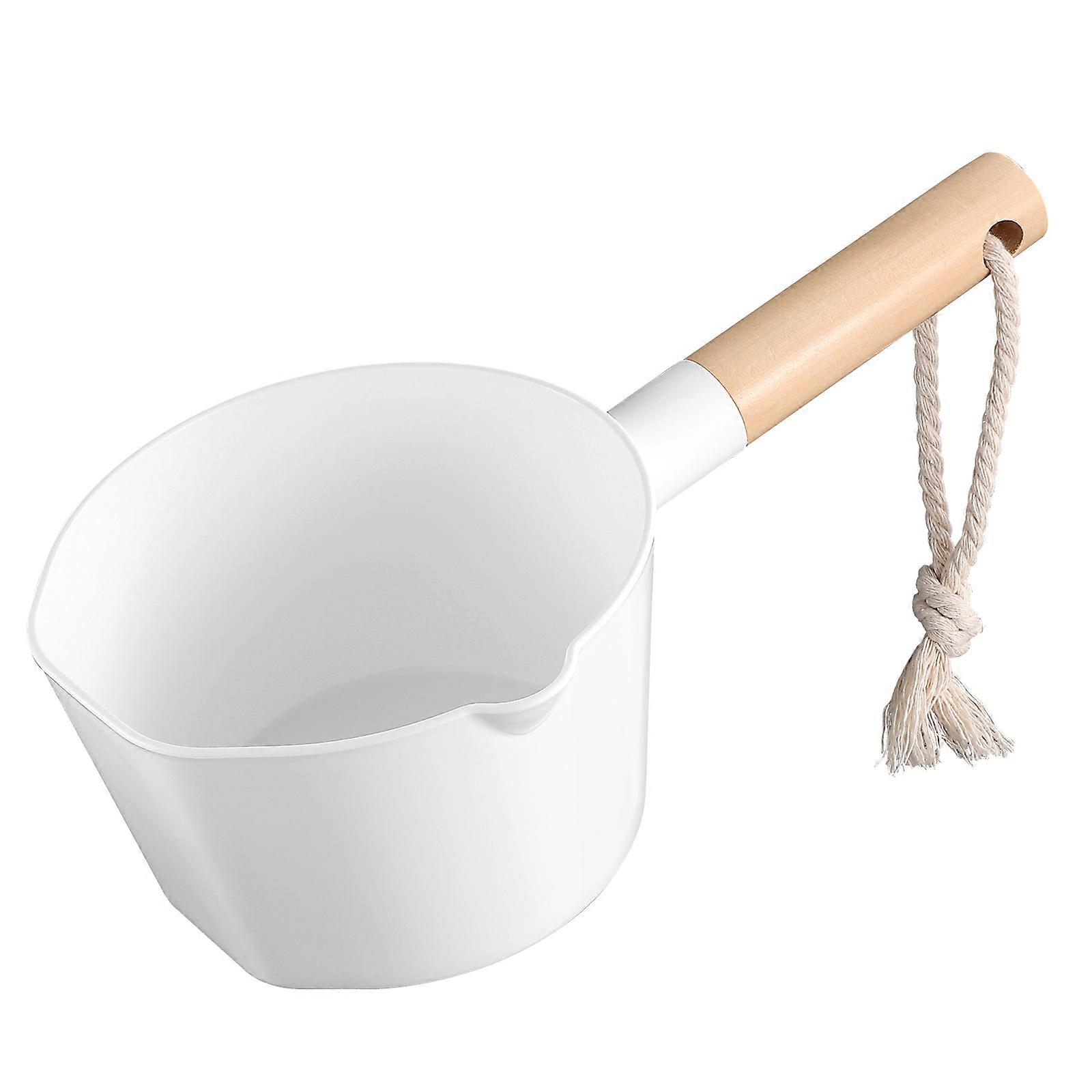 Sturdy Water Scoop with Handle, Designed for Kitchen and Bath Tasks, Hangs Easily