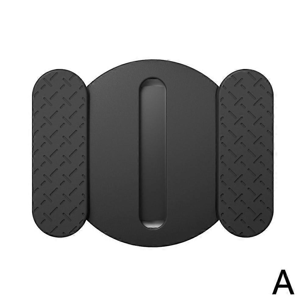 Black (A) $ Applicable to Apple Airtag Tracker Protective Case Locator Anti-lost Magnet Silicone Protective Case