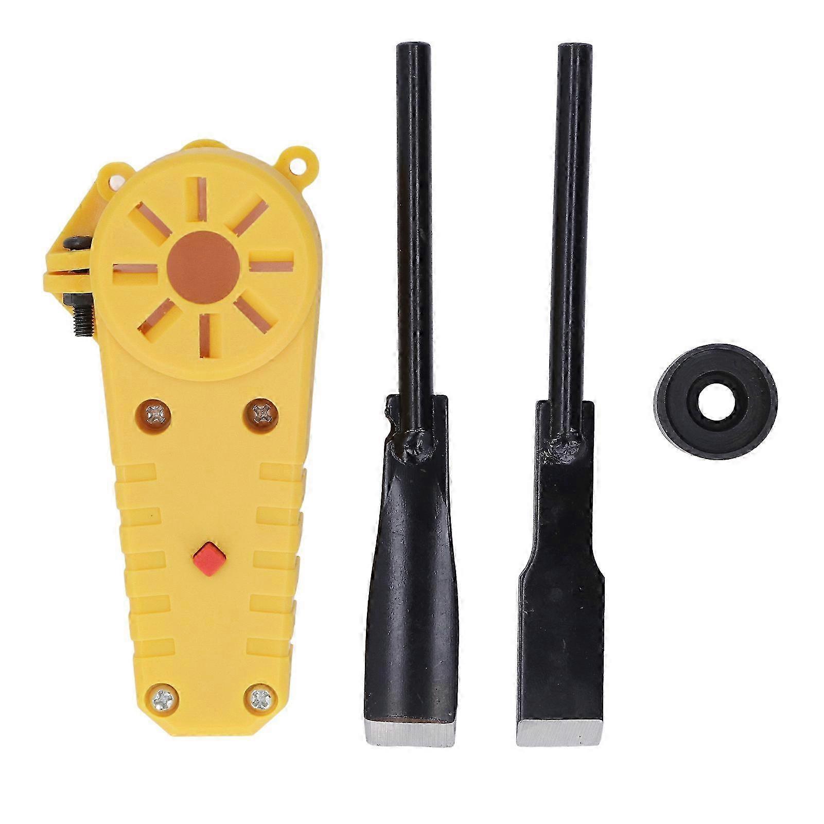 Electric Wood Carving Chisel Set - DIY Sculpture Tool Compatible with Angle Grinder