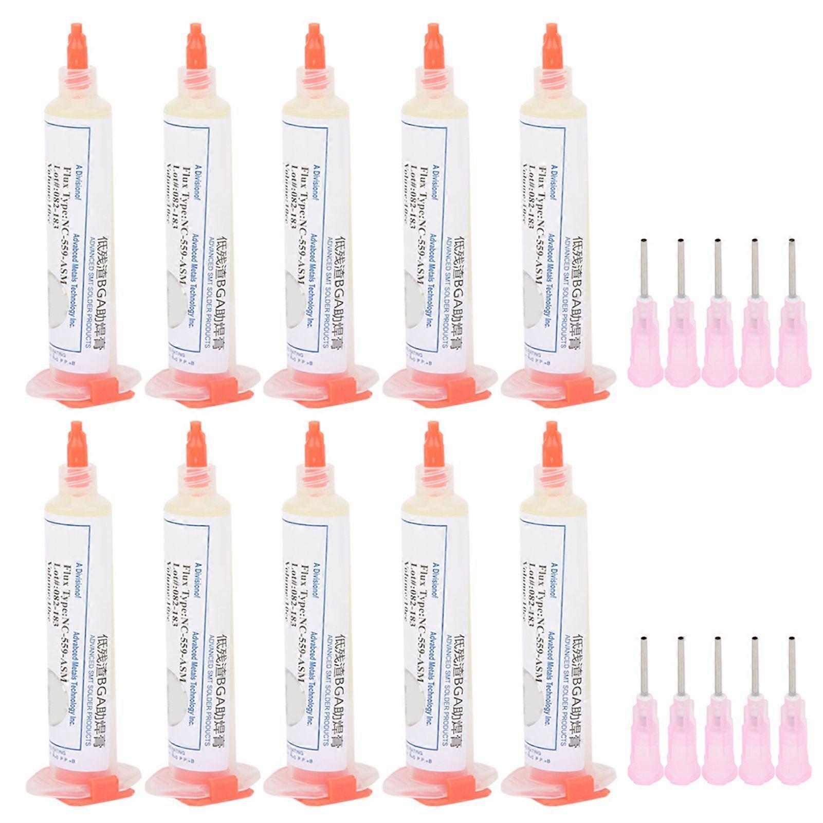 High quality  10pcs Low Residue BGA Flux Paste NC-559-ASM