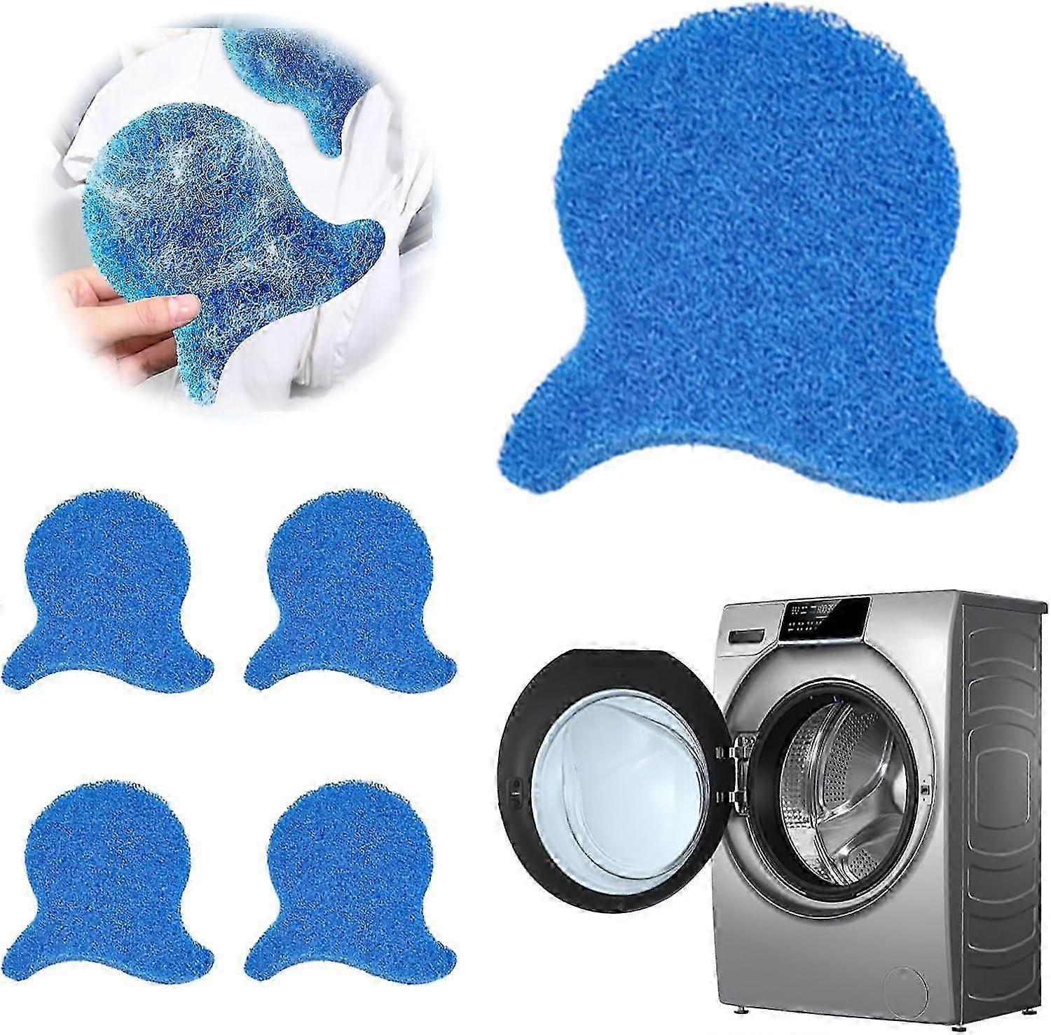 Lint Remover Balls, Reusable Washing Machine Lint Remover Balls, 5 Pcs Lint Balls for Removing Hair and Lint, Blue SZRH