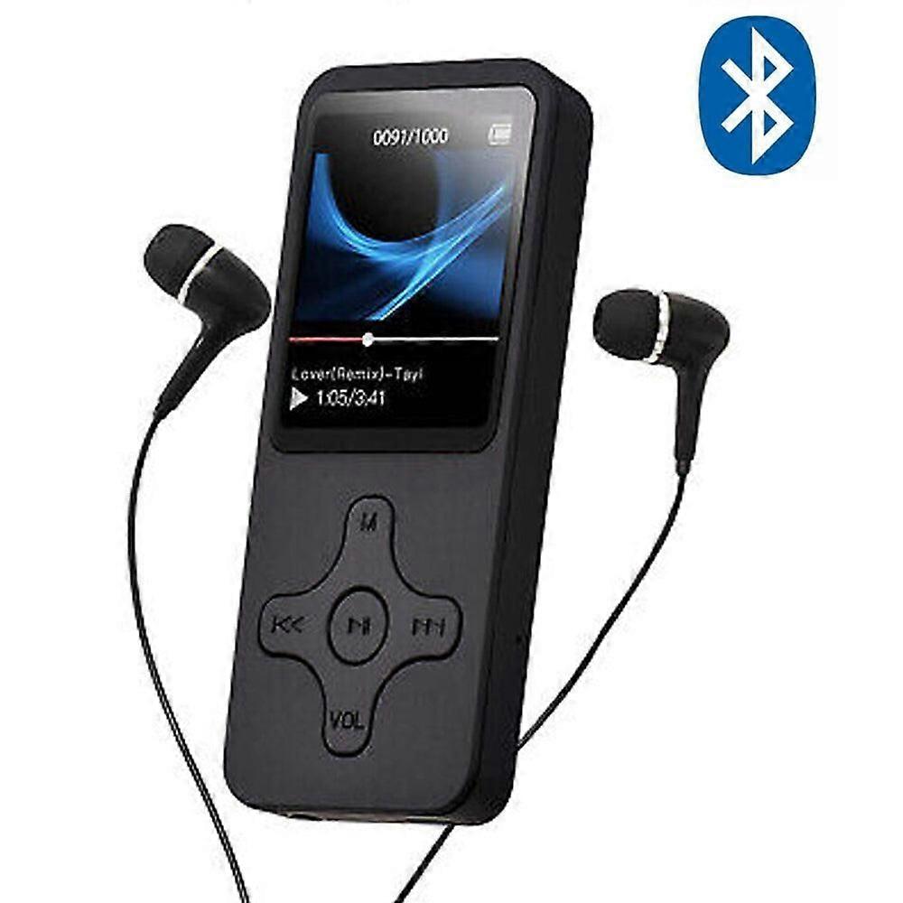 Leitor de Música Bluetooth de 1,8 Polegadas Mp4/Mp3 Hifi Rádio Fm Esportivo Sem Perdas