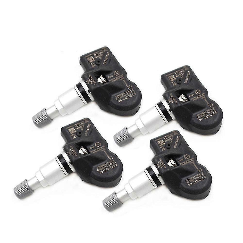 4 stk 433mhw TPMS-sensor for 5 6 7 x1 x3 x4 bil dekktrykk overvåkingssystem 36106798872 36106874830