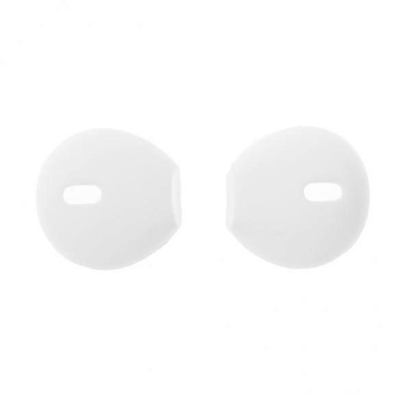 5x1 Pair Silicone Earbuds Eartips Caps Compatible for AirPods White