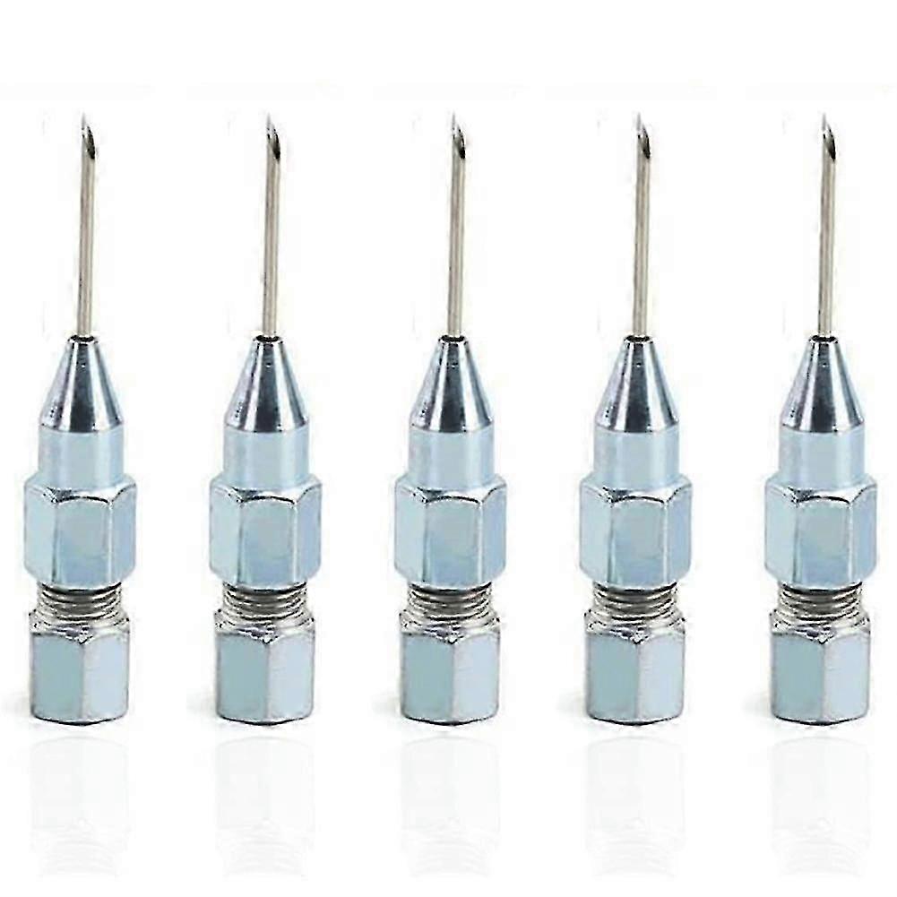 High Precision Silver Grease Gun Needle Tip with Removable Nozzle for Easy Application in Tight Spaces