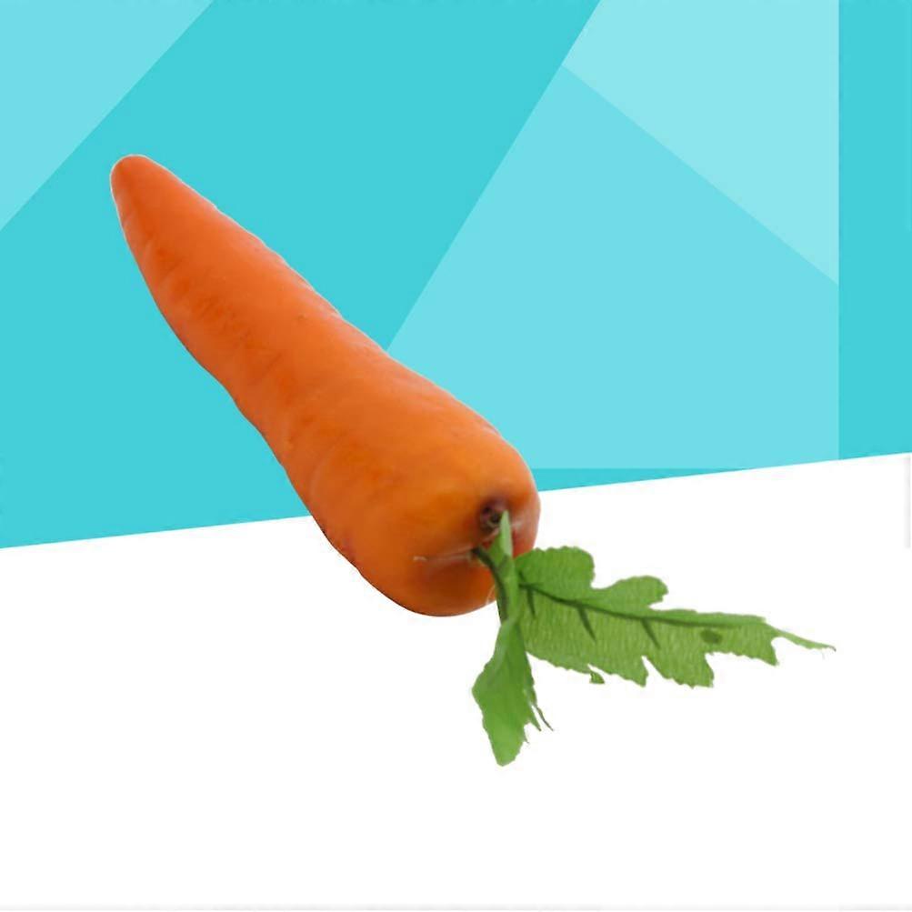 Easter Artificial Carrots 8pcs Fake Carrots Foam Artificial Simulation Carrots  Lifelike Faux Vegetable Carrots for Home