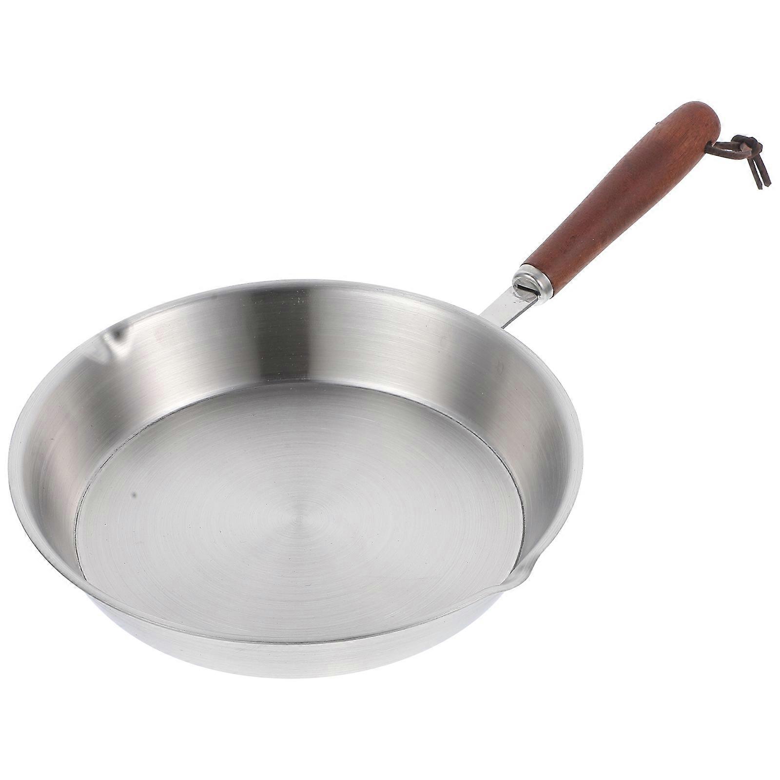 Stainless Steel Non Stick Mini Frying Pan with Handle for Omelettes, Pancakes, Steaks, and Use