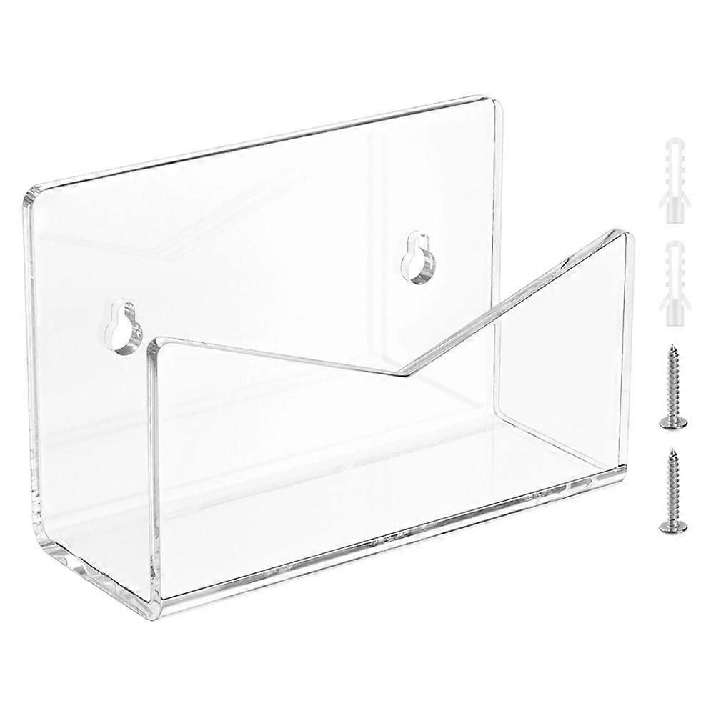 Mail Sorter Countertop Acrylic Letter Holder for Office Use Design Transparent Color 15.30X10.00X6.00CM 1Set