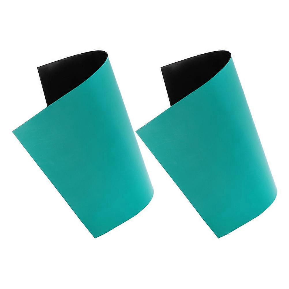 The **"2pcs Static Heat Resistant Work Mat Electronics Repair Table Pad Grounding Desk Pad For Safe Soldering For Repair Shops And Manufacturing