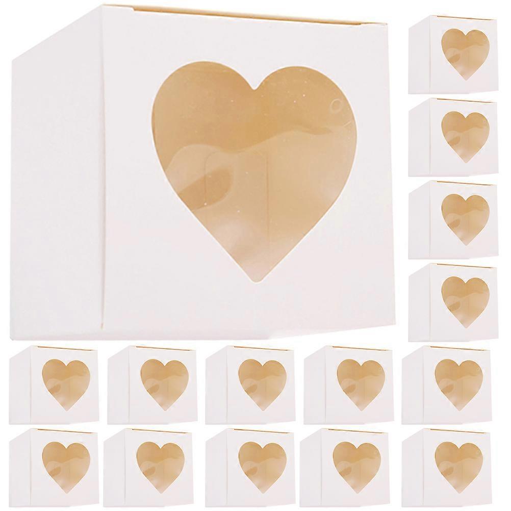 Small Cake Boxes Paper Material Portable Cake Containers Family Gathering 20Pcs