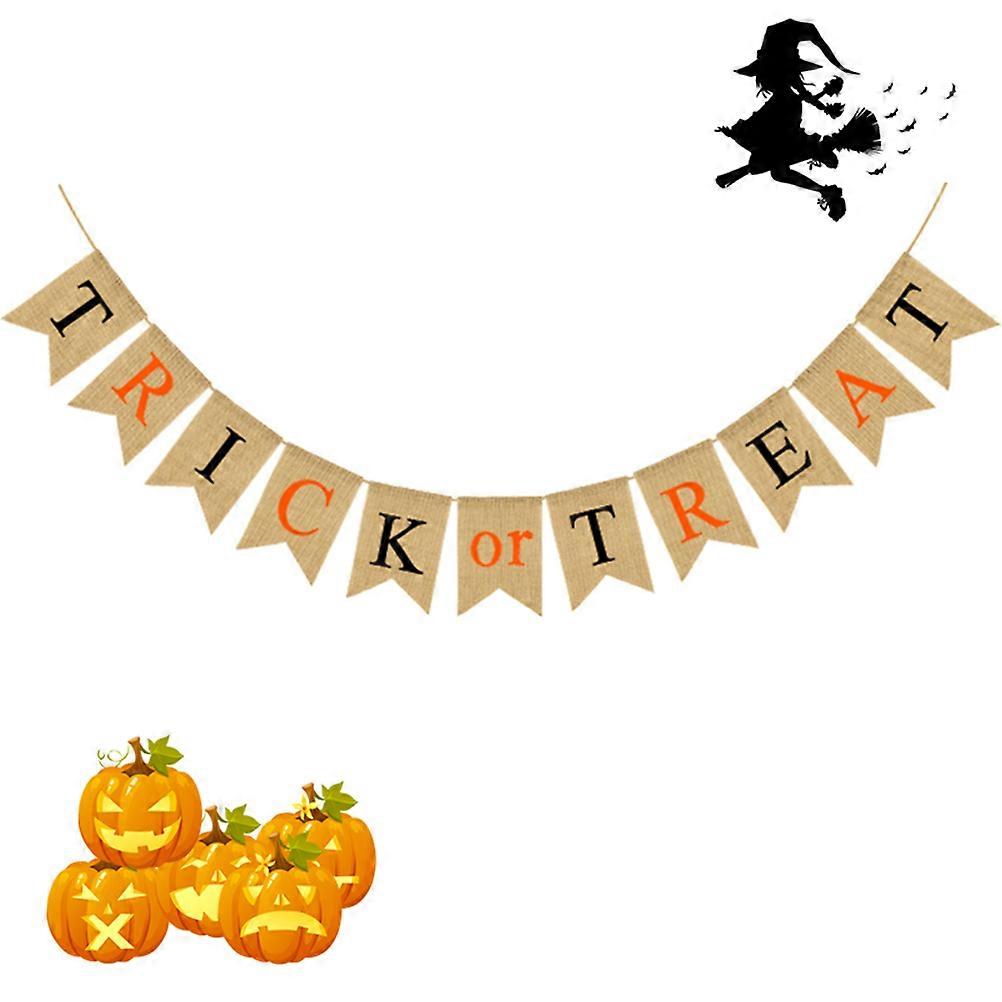 Halloween Wall Banner Letter Printing Party Supply 1Pack