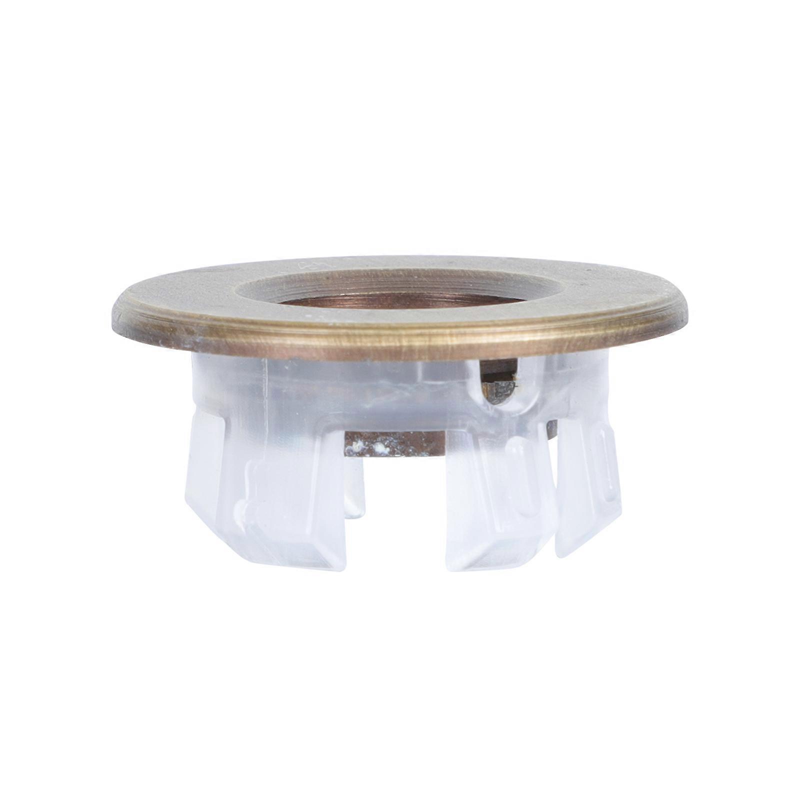 Bathroom Sink Overflow Hole Cover Copper Durable Easy to Install 1Pcs