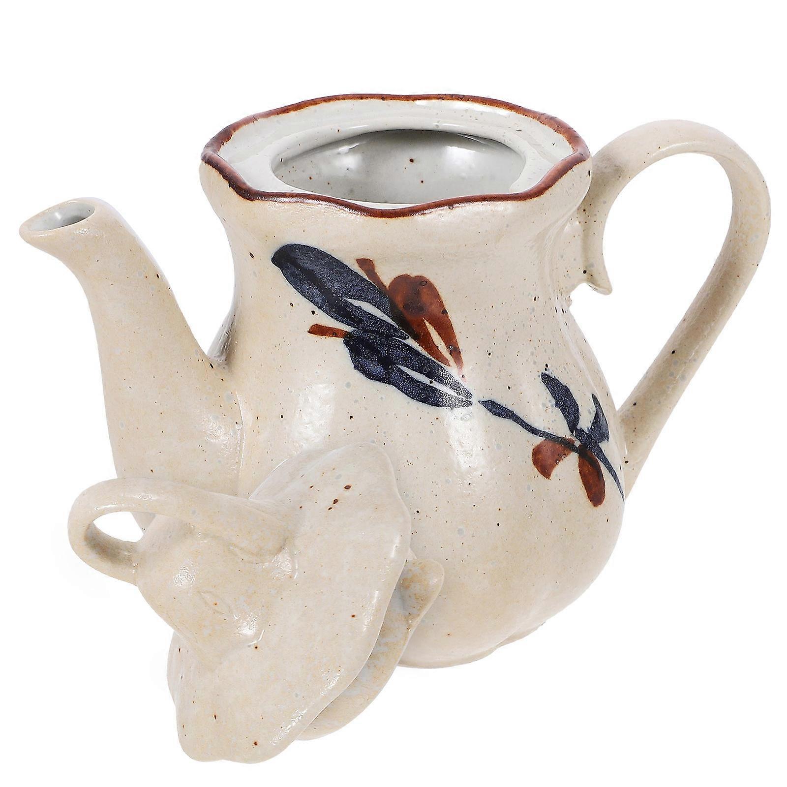 Japanese Style Ceramic Condiment Dispenser for Soy Sauce and Vinegar – Fine Craftsmanship, Smooth Pouring, Kitchen and Dining Use