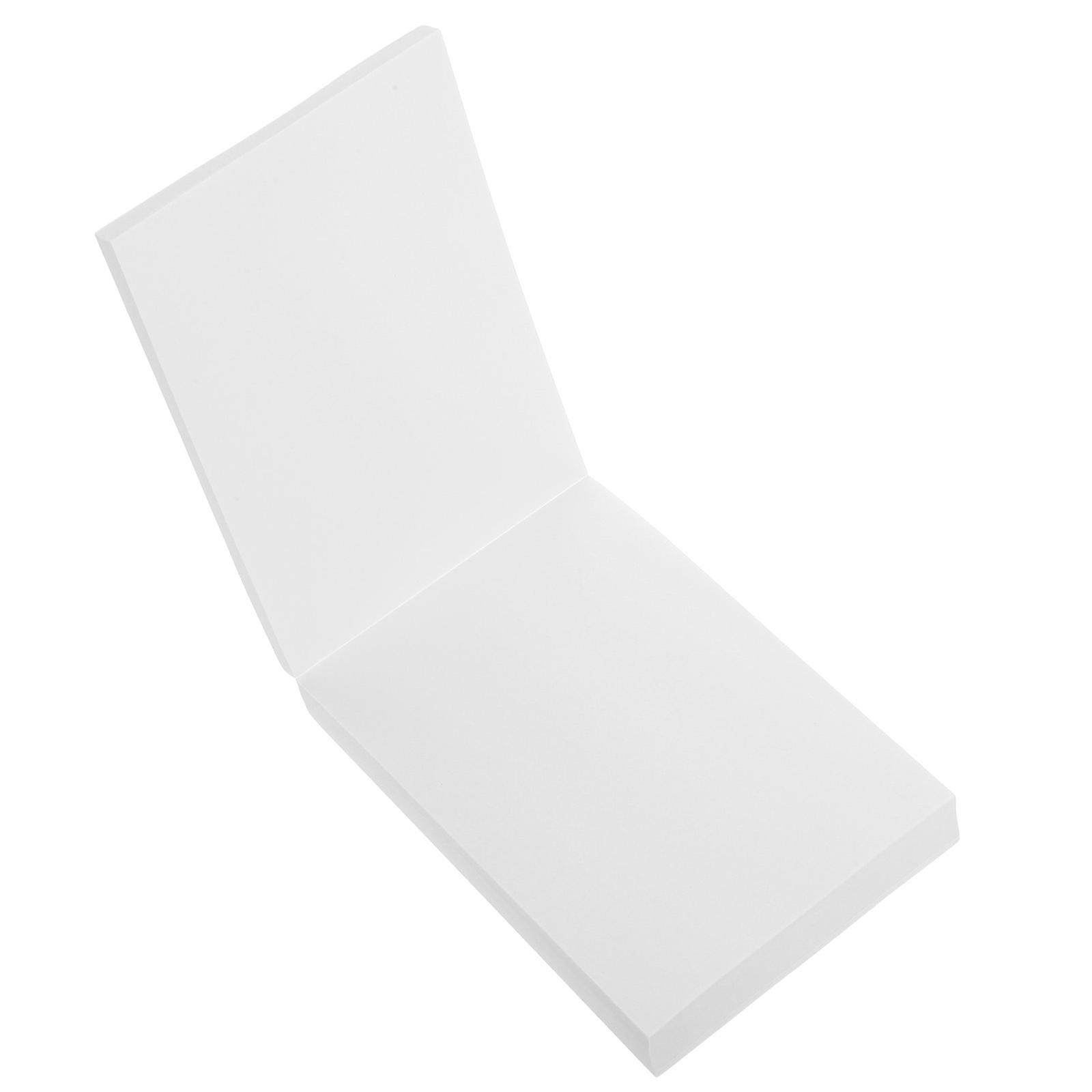 Memo Notepad Portable Memo Pads Small Writing Pads A6 Size White Color for Note-taking Sketching 4Set